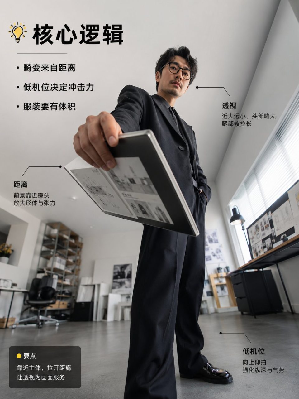 极端广角畸变人像
