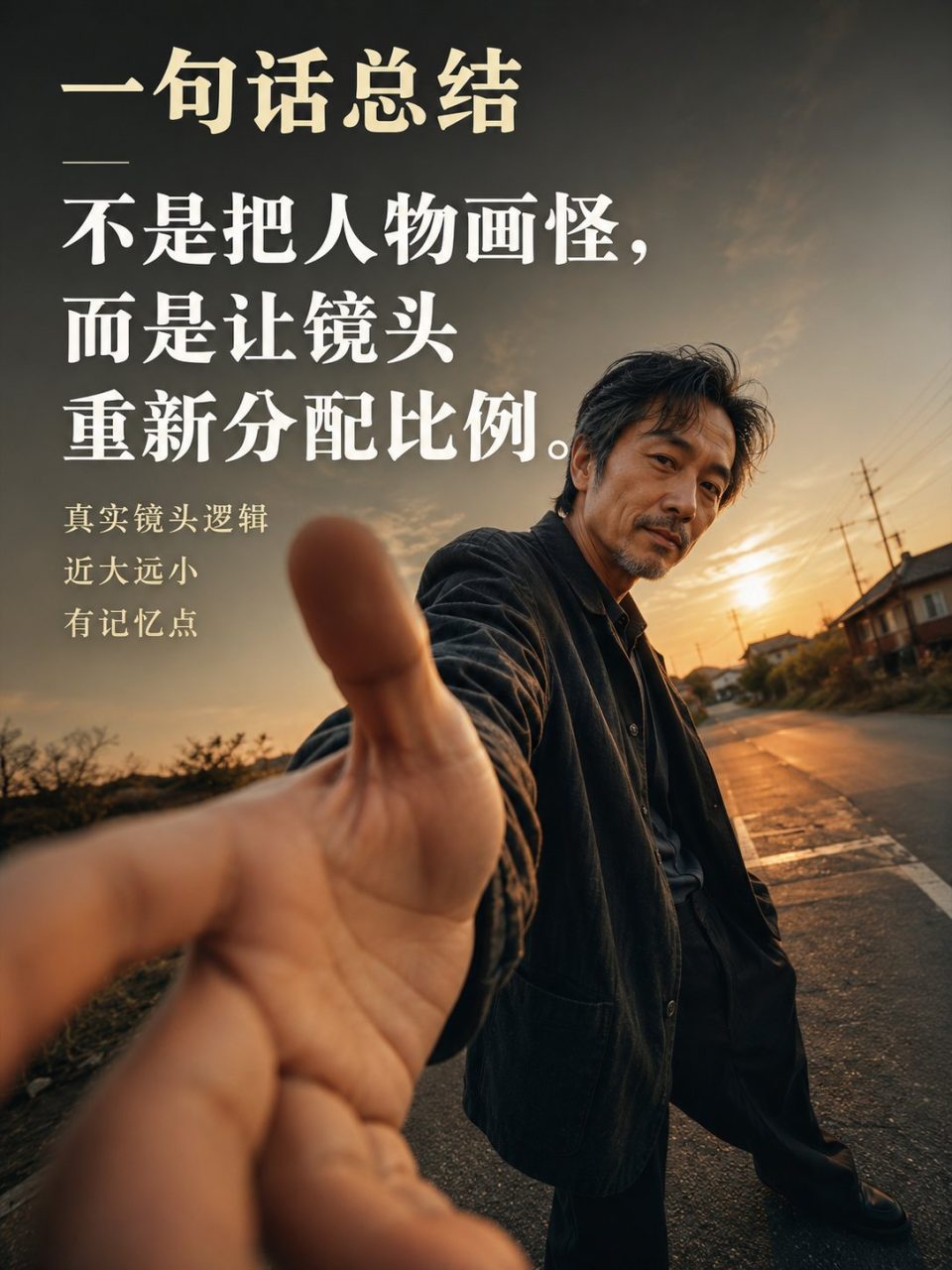 极端广角畸变人像
